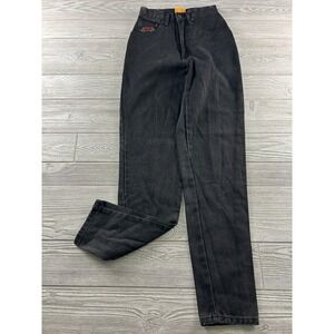 Pepe Jeans World Service Womens Black Denim High Waist Straight Jeans 1/2 NWT